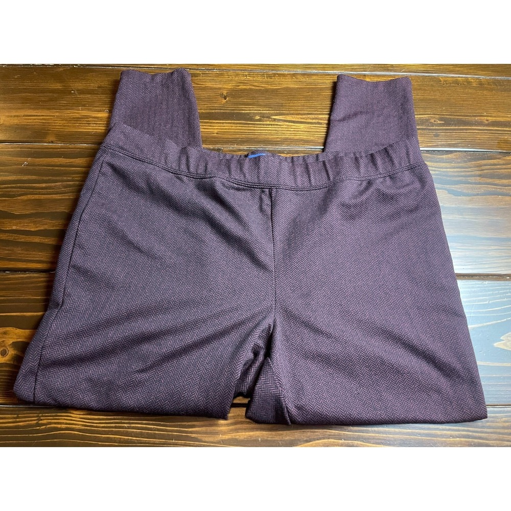 Old Navy Pants, Women's Size XXL, Burgundy Black, Chevron, Stevie, Pull On